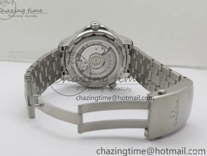 0324 Seamaster Diver 300M ORF 1:1 Best Edition Blue Ceramic Gray Dial on SS Bracelet A HighQuality 7867